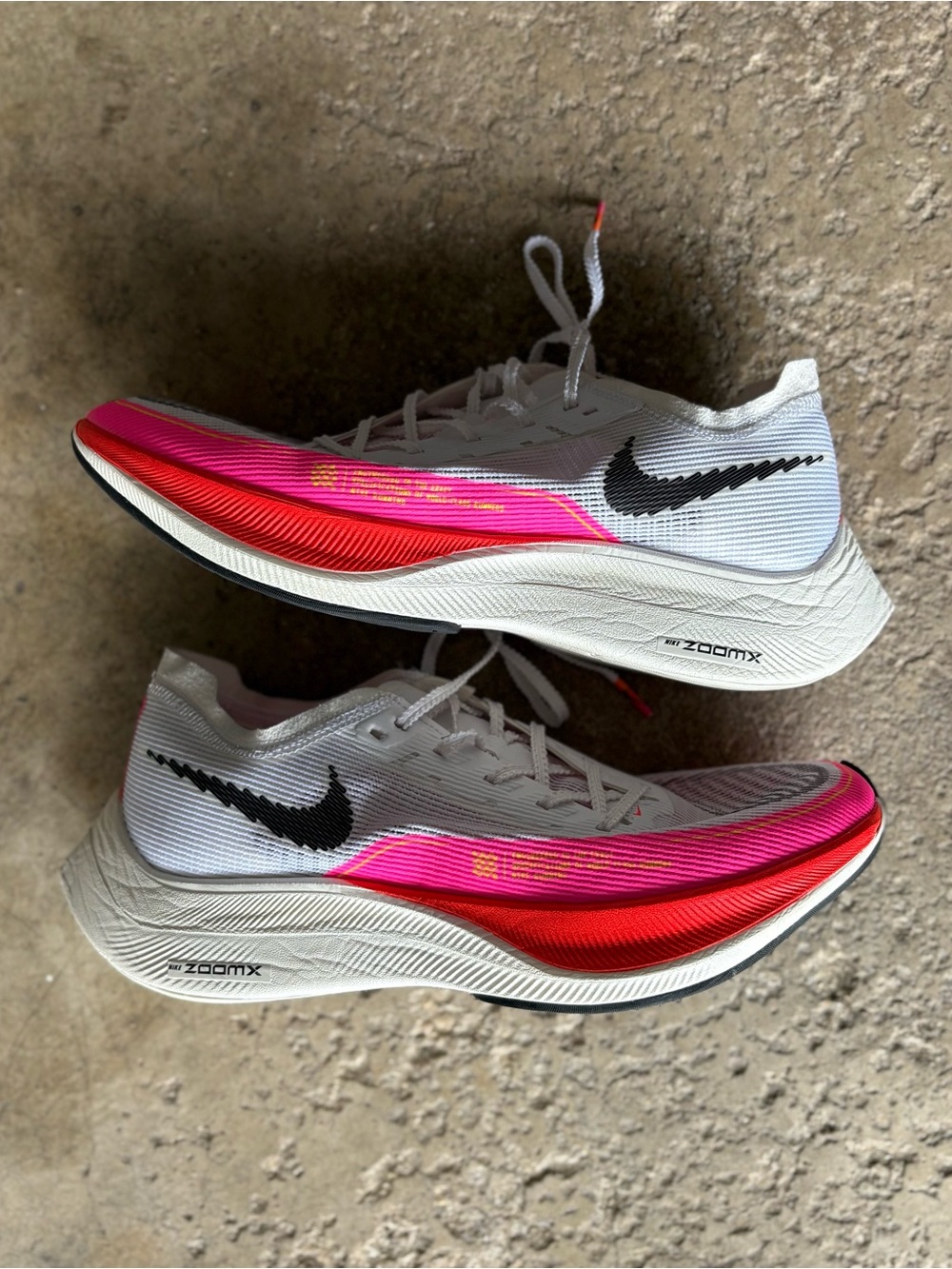 Nike ZoomX Vaporfly NEXT% 2 Rawdacious Pink White Mens 8.5 Womens 10 DJ5458-100